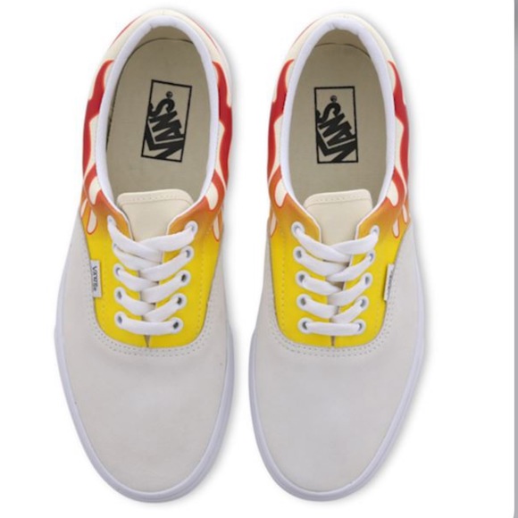 VANS UA ERA (FLAME)TRUE WHITE/CLASSIC WHITE WMNS - Picture 6 of 15